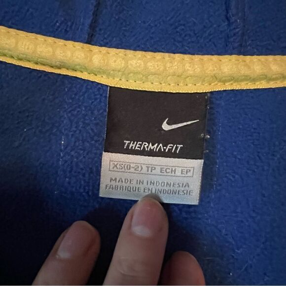 3 for $30! Nike  blue zip up work out sweater - Picture 7 of 10